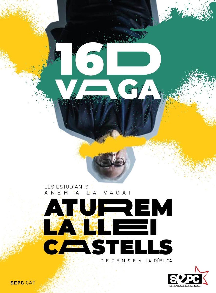 🔴 #VAGA16D || Davant d’una llei que configura un atac frontal al sistema educatiu dels Països Catalans i a l’educació entesa com un dret, les estudiants anem a la vaga 🔥

Us expliquem perquè cal aturar-la 👇🏽