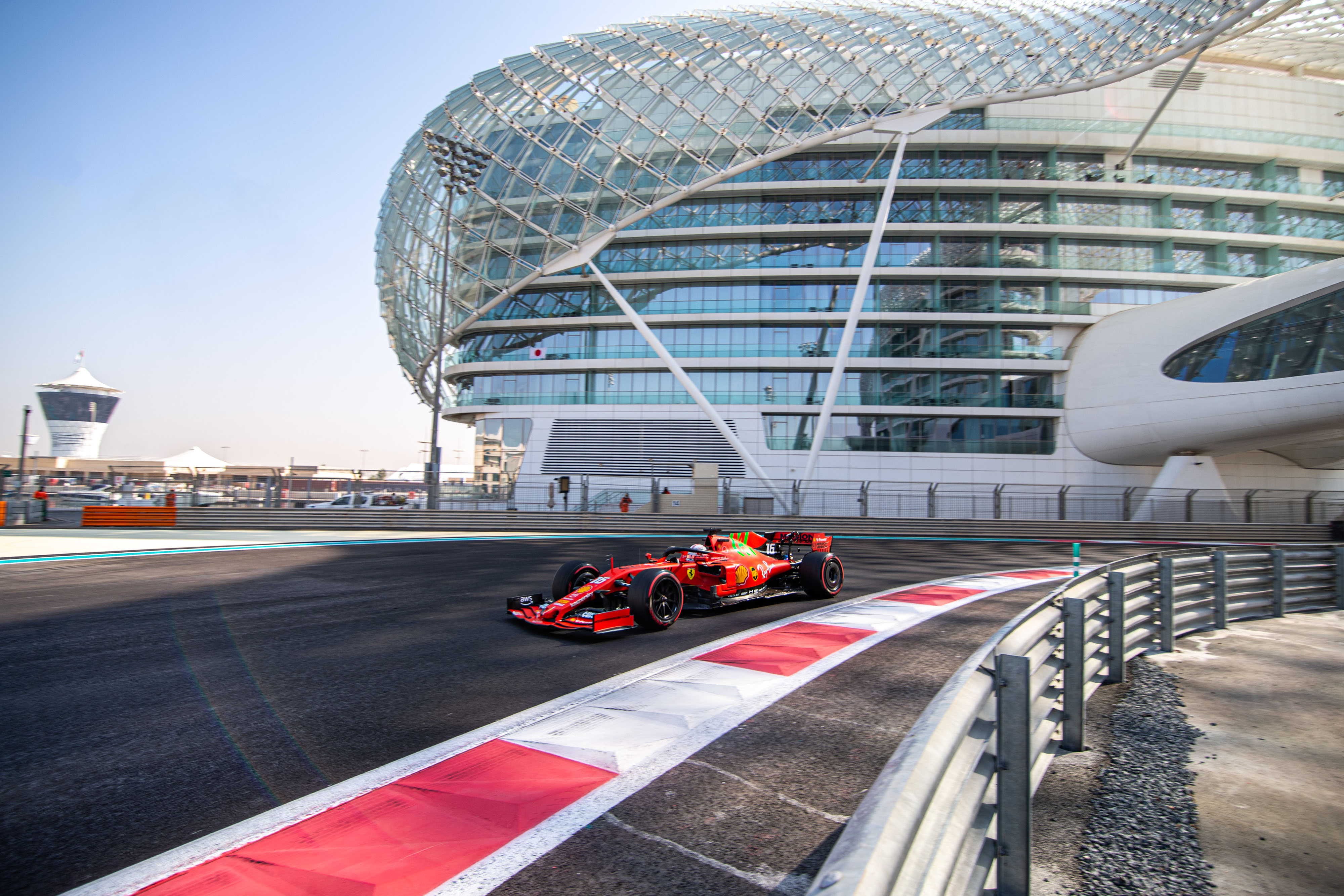 Charles Leclerc Ferrari Abu Dhabi Testing 2021 Formula 1