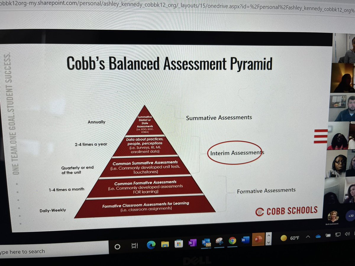 School &amp; district leaders digging into alignment of priority standards &amp; a balanced assessment approach as key to supporting unfinished S learning this year!  Thank you <a href="/LoriHorn116/">Lori Horn</a> <a href="/AMMorris123/">Ashley Kennedy, Ed.D</a> for leading this important conversation!
