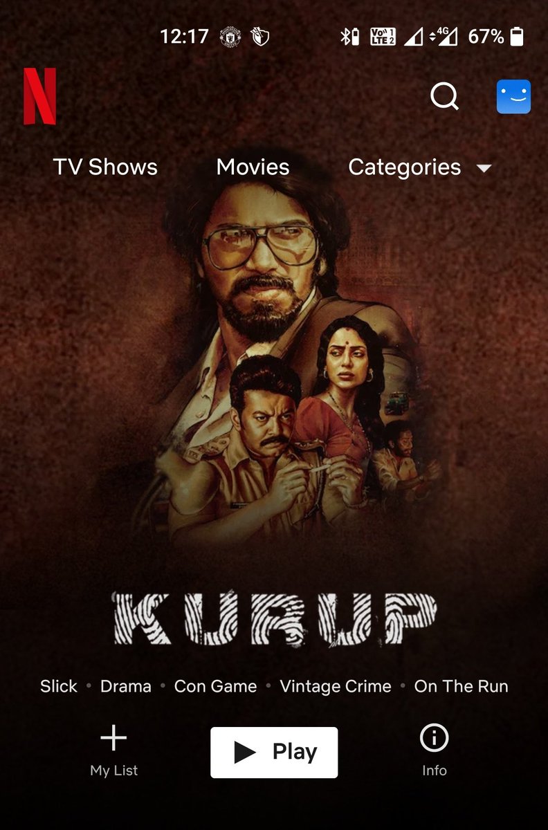 #Kurup Now Streaming on @NetflixI 😍💥 @Netflix_INSouth  @dulQuer  @KurupMovie