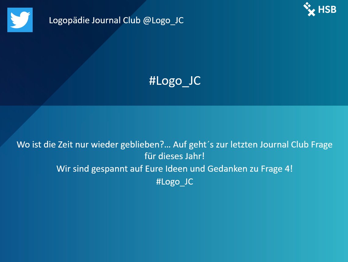 Auf zur letzten Frage für dieses Jahr !

#Logo_JC
