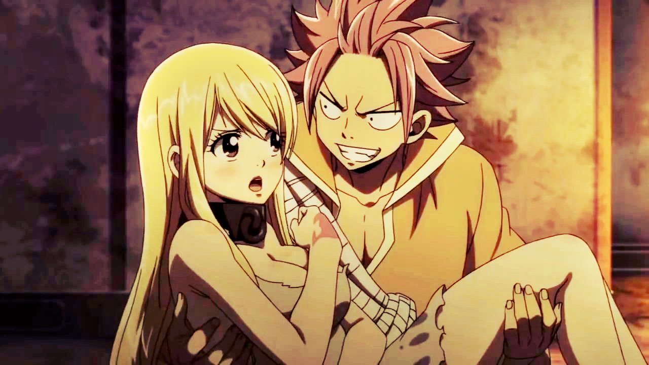 anime scenes 💕 on X: Natsu: The guild is our family right? Happy:  Aye! Lucy: Right! (Fairy Tail: Dragon Cry)  / X