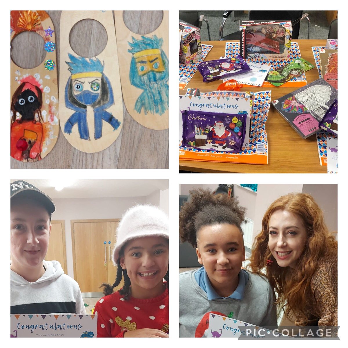 tfn_kathleen's tweet photo. SUSD’s Dinosaur club graduation today saw very happy faces as children received their certificates &amp; prizes, presented by our amazing volunteer Kerry. They are now experts in concentration, regulation &amp; friendship. 👏 
@TNLComFundNI
@SETrust @fosteringnet 
#StepUpStepDown https://t.co/2baYglqLn4