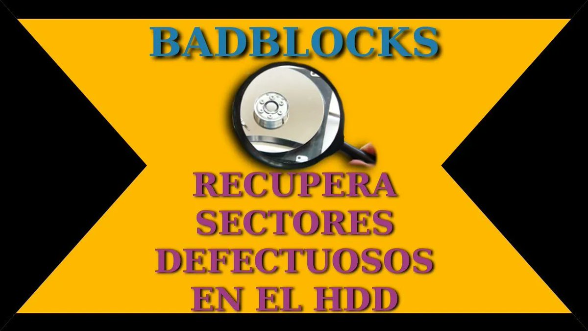 masterpox's tweet image. Badblocks la Herramienta para Reparar Sectores Dañados HDD o Pendrive  buff.ly/3IMprjb
#masterpox #harddisk #fdisk #gparted #badblocks