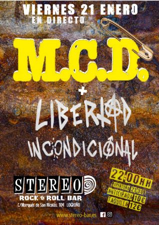 LibertadHaro's tweet photo. 💣 ALLÁ VAN LOS LIBERTAD INCONDICIONAL 💣
El 21 de enero a las 22h nos vemos en el Bar Stereo‼️
21.30h apertura de puertas
Entradas disponibles en https://t.co/BhPk6gAqf3 https://t.co/blU4u5WAcB