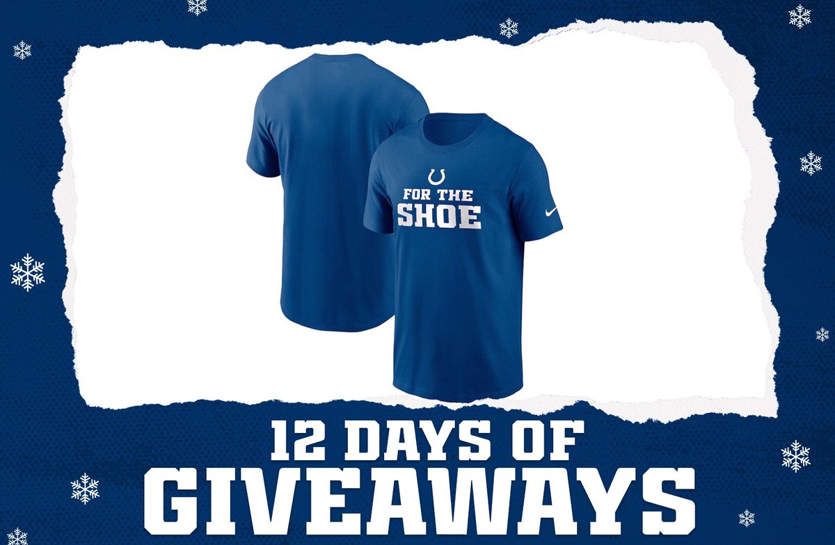 ColtsLife's tweet image. We’re kicking off our 12 Days of Giveaways with a Colts t-shirt &amp;amp; signature glass water bottle! 

Just retweet 🔁 for a chance to win