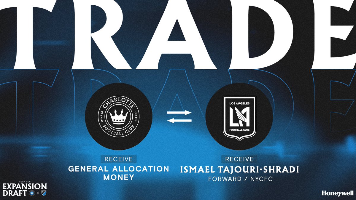 CharlotteFC's tweet photo. We have traded Ismael Tajouri-Shradi  to the LAFC for General Allocation Money.

MORE: https://t.co/Hn0jDWb2nq https://t.co/DuJdQlakgU