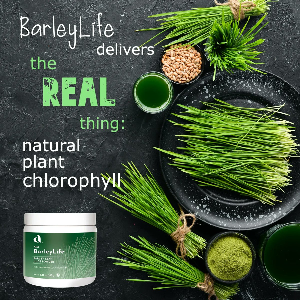 Many supplements that claim to provide chlorophyll actually contain chlorophyllin: a semi-synthetic concoction of sodium copper salts derived from chlorophyll. 🌿 
#aimbarleylife #nutritionthatworks
