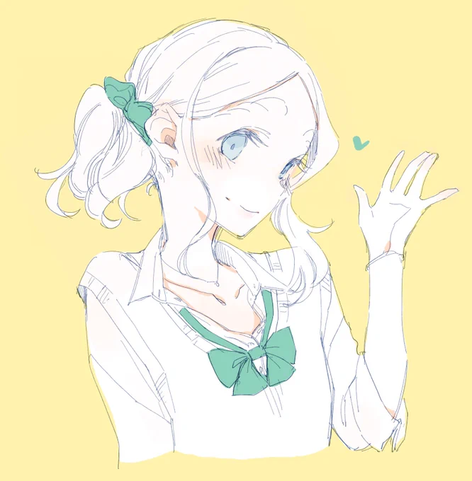 サイドテールギャルちびっこちゃん。かがむとブラ見えそう(*^ω^*) #ちびっこちゃん朝活 