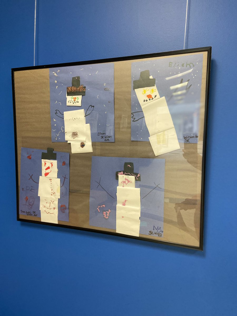 KellyStewartDa1's tweet photo. Came into the @wrdsb Education Centre today and this awesome student art was hung. 
Sometimes our workplace feels lonely as we try and maintain our safe distance, and this art made the halls sing 🎶 
Kid are is the best kind!
#wrdsb #students #studentartwork #falala #WinterWonder https://t.co/TyKqUQXO0V