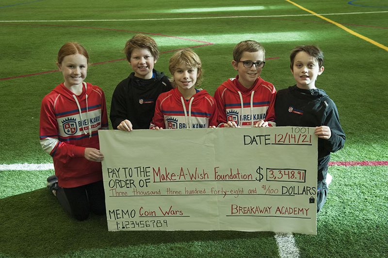 BrkwyAcademy's tweet photo. ‘Coin Wars’ is an activity for our middle school students in their Character and Skills class and what character these students have shown! Congratulations to our 4th grade class who won the competition and collected $3,348.91 for @MakeAWishMN! https://t.co/0KNv0Yqqwl