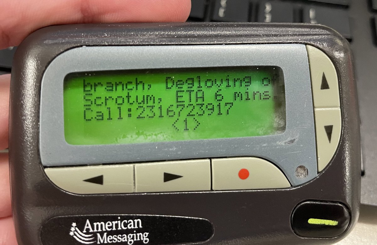 Trauma Pager Reads… tweet media