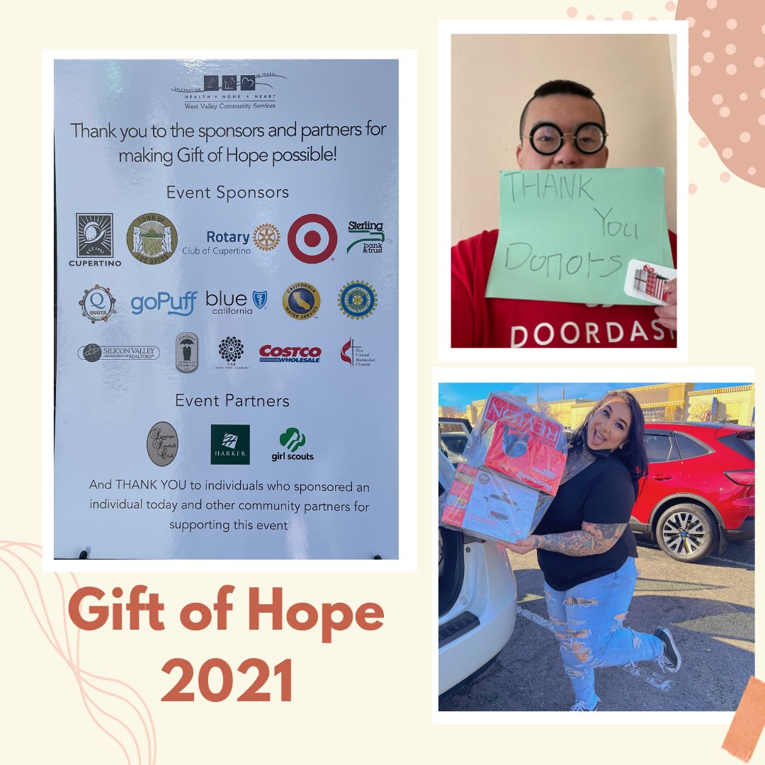 WestValleyCS's tweet photo. Gift of Hope program provides more than 300 homeless and low income families with items including jackets, blankets, pillows, microwaves, vacuums, and jackets and toys for their children. Thank you sponsors, partners and volunteers for making this a big success.
#wvcs https://t.co/5hKBTUbIss