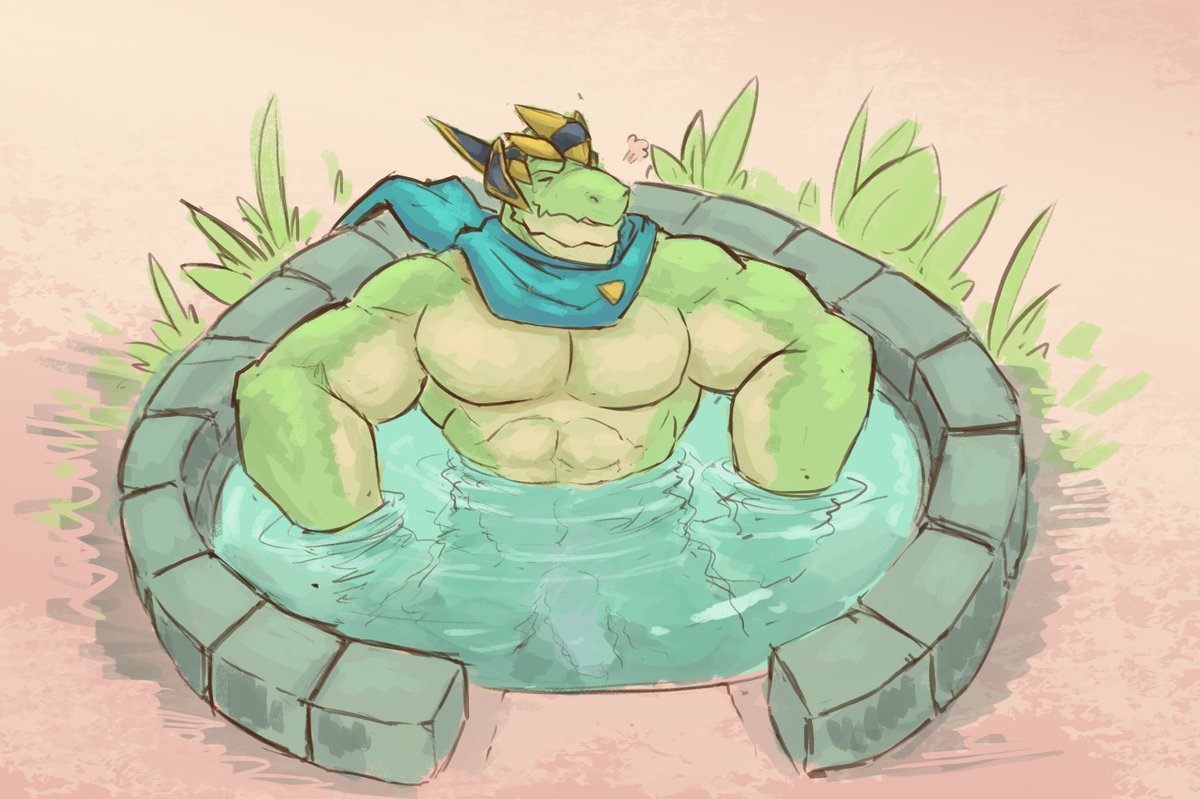 GalrockArt's tweet photo. Sketch 14 goes to @MyBuddy_Delta 's Delta relaxing in a healthy mineral bath.

If you're interested in suggesting a sketch idea please leave a comment under the original post. You don't need to follow like and retweet to enter something.

https://t.co/hpz5012Tng https://t.co/0MHAARpJTT