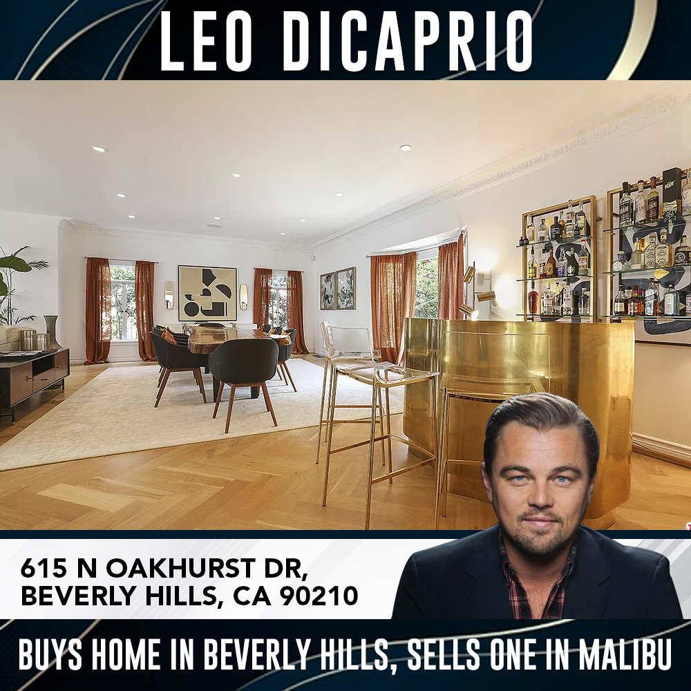 LowellVanderblt's tweet photo. #CelebrityRealEstate
#LeoDiCaprio Buys Home in Beverly Hills, Sells One in Malibu

3 bedroom suites including a large master with a cathedral ceiling, a spacious  master bath, and a lounge with a balcony over looking the pool and rear yard. https://t.co/T7HWGFyZ6f