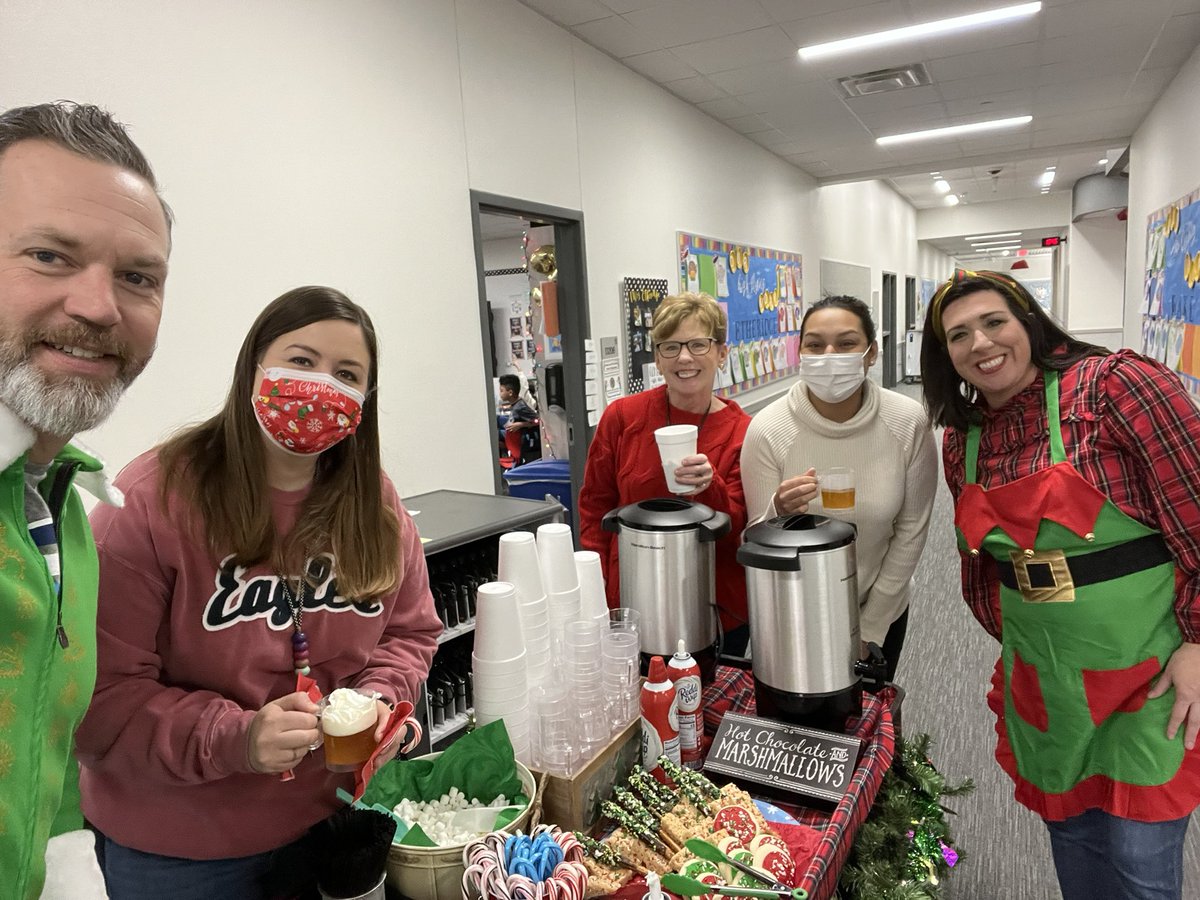 The hot chocolate elves were on the loose today at Boon.