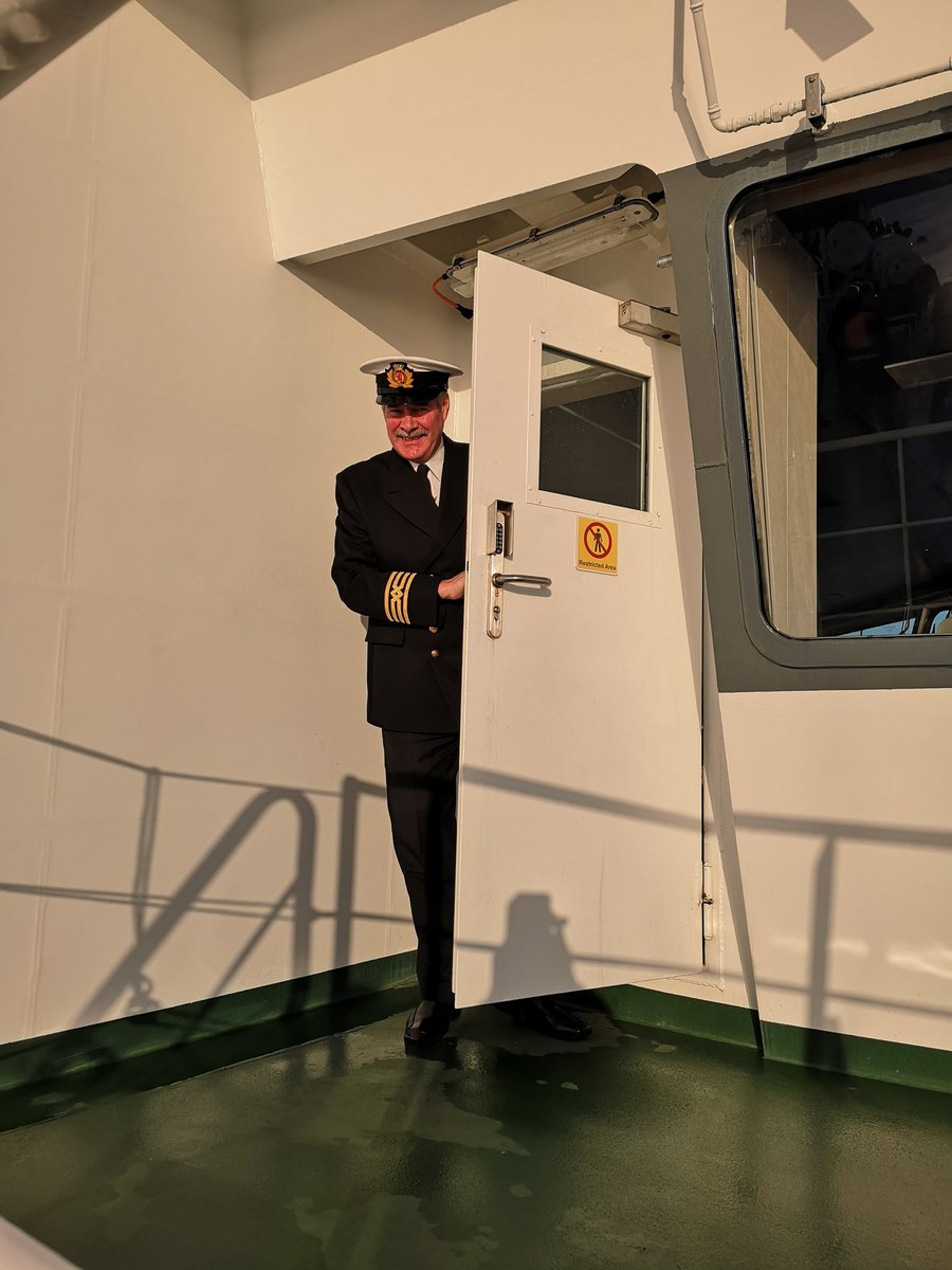 murdomaclean's tweet photo. Wish you a happy Happy retirement captain Ronnie nicolson @calmacferries @jagraas @IsleofRaasay @syharbour @ullapoolharbour https://t.co/a905phQBZF