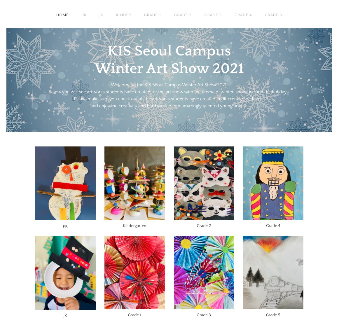 Karenjung20's tweet photo. KIS Seoul Campus Winter Artshow. :)
https://t.co/aSLPcQZcrs
@kispride @KIS_SeoulCampus #elementaryarted, #winterartshow https://t.co/3iwhdwsMFG