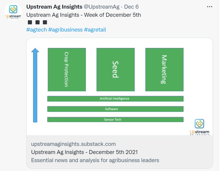 406Agronomy's tweet photo. What's Driving AgTech Investment, Adoption and Apprehension with @ShaneAgronomy at our 406 Agronomy Summit on January 11-12, 2022. Visit https://t.co/WVYRk1sSJm to learn more about this event and register #406as #agtech https://t.co/f0tFXYuEJo