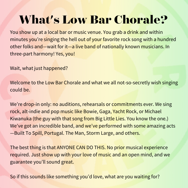 Low Bar Chorale tweet media