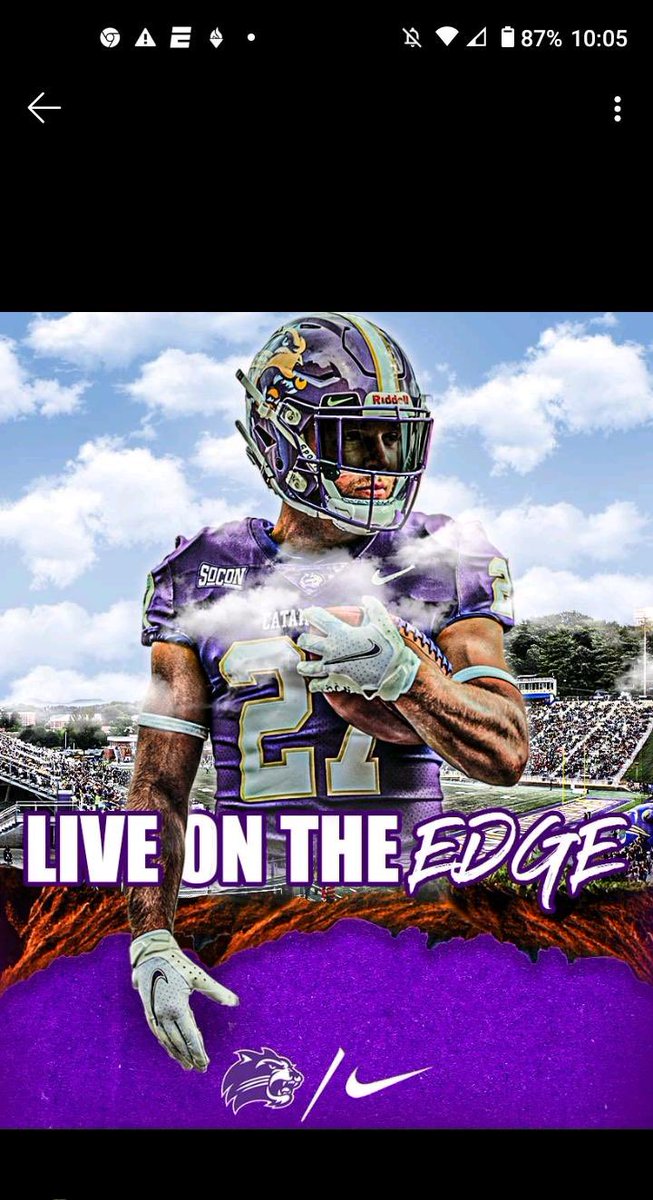 hudsonjones70's tweet photo. Thank you to @CoachThomas_59 for offering me a PWO to play Division 1 football at Western Carolina.
@CatamountsFB @Catamounts https://t.co/kBoeTfgqR0