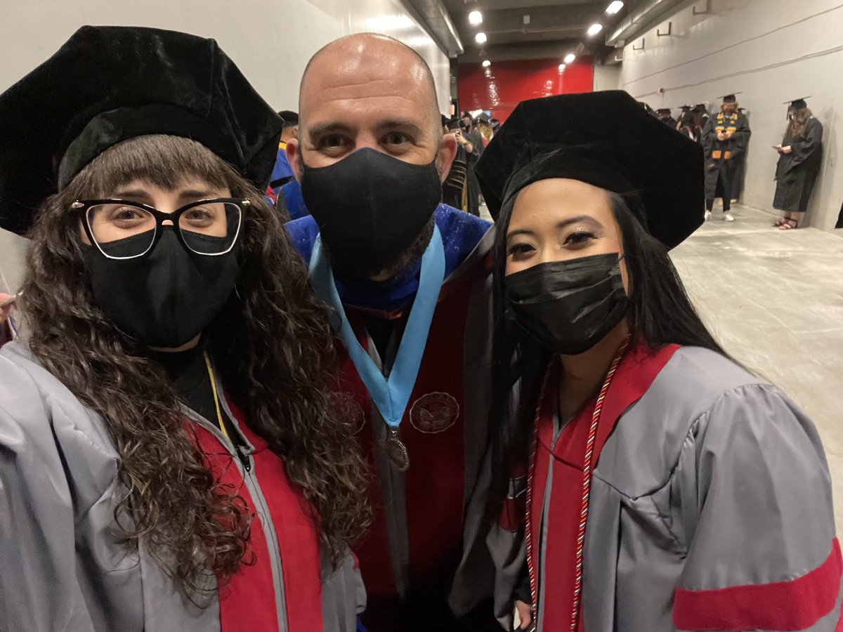 ohlookitsam's tweet photo. Call us DOCTORS! PhD in Special Education with our advisor Dr. Joe Morgan! #unlvgrad https://t.co/TaoGd4ncMU