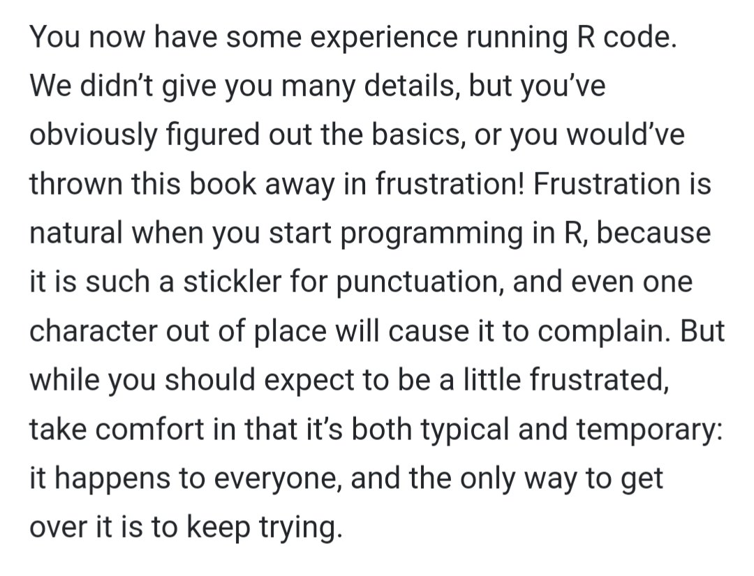 samhpalmer's tweet image. This was comforting 😅 @RforDataScience @hadleywickham @StatGarrett #rfordatascience