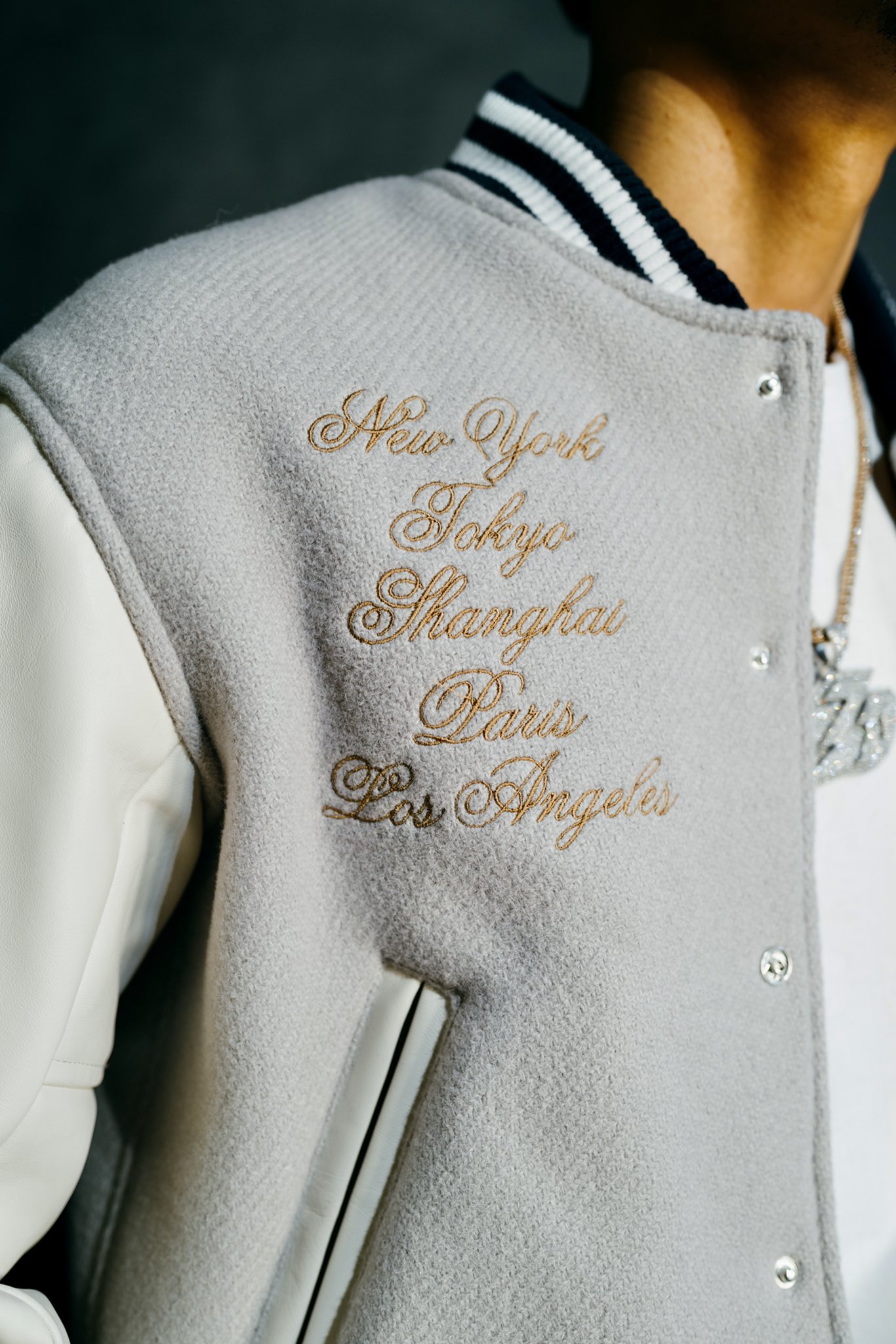 Bravest Studios on X: Thursday's capsule also includes the Jesus piece  varsity jacket + sweats  / X