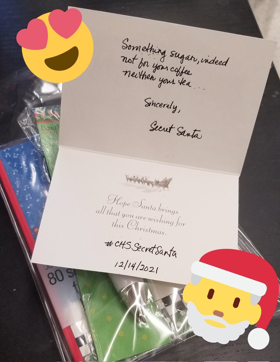 DAY 2 #CHSSecretSanta! Thank you for my "Sugar Gift" to my awesome🎅☃️❄ #SecretSanta!! <a href="/ch_sprincipal/">CHSprincipal</a> <a href="/MaytagLady/">Semeka Samuels</a> #SpartanNation