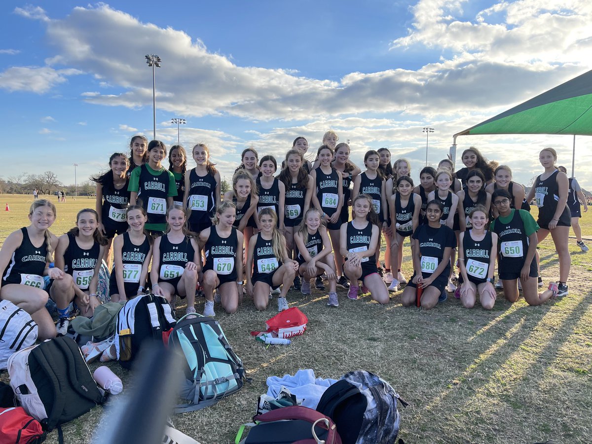 Coach_SRogers's tweet photo. Great end to the Cross Country season! So proud of the hard work and dedication these @CMSGirlsAthl athletes put in💗 https://t.co/7RLlSsEOFb