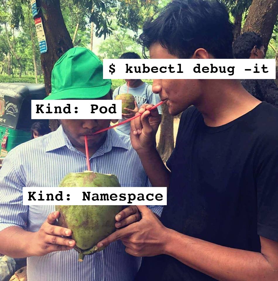 datamattsson's tweet photo. Ephemeral containers graduated to beta in #Kubernetes 1.23. I could not find a diagram in the feature blog on how it works, so I made my own. Learn more about "kubectl debug": https://t.co/yK9pRRlgEy #K8s @memenetes #CloudNative #Devops #Containers #Cloud #Serverless https://t.co/OLPr5Ul9bs