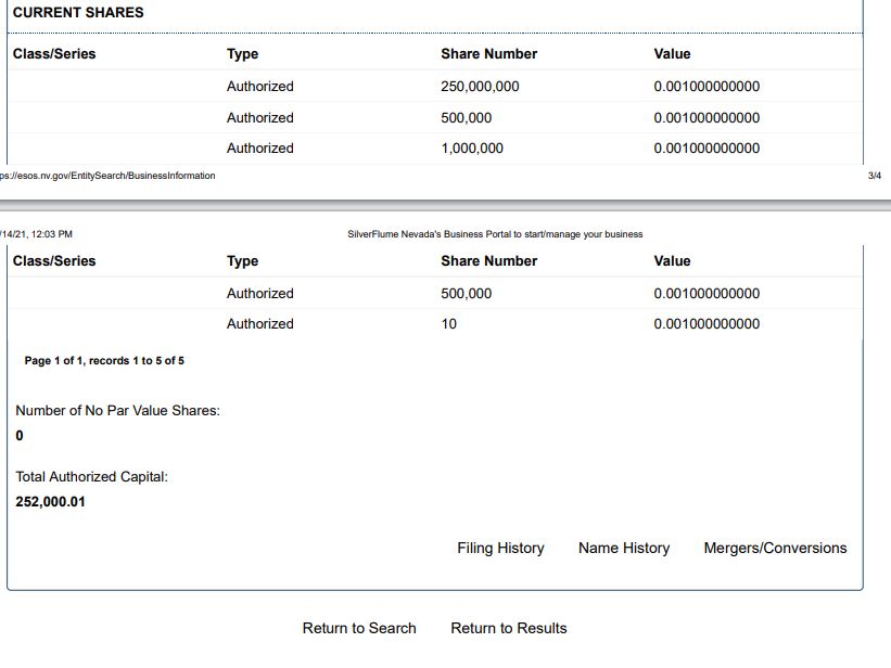 opportunityzon's tweet photo. @Alpharidge_Cap reduced $CCWF Authorized Shares from 3,000,000,000 to 250,000,000.  $JPEX $ILST $OCLG $ILST $PRDL $FCGD $NOUV $TMXN https://t.co/8XXWAxwMa4