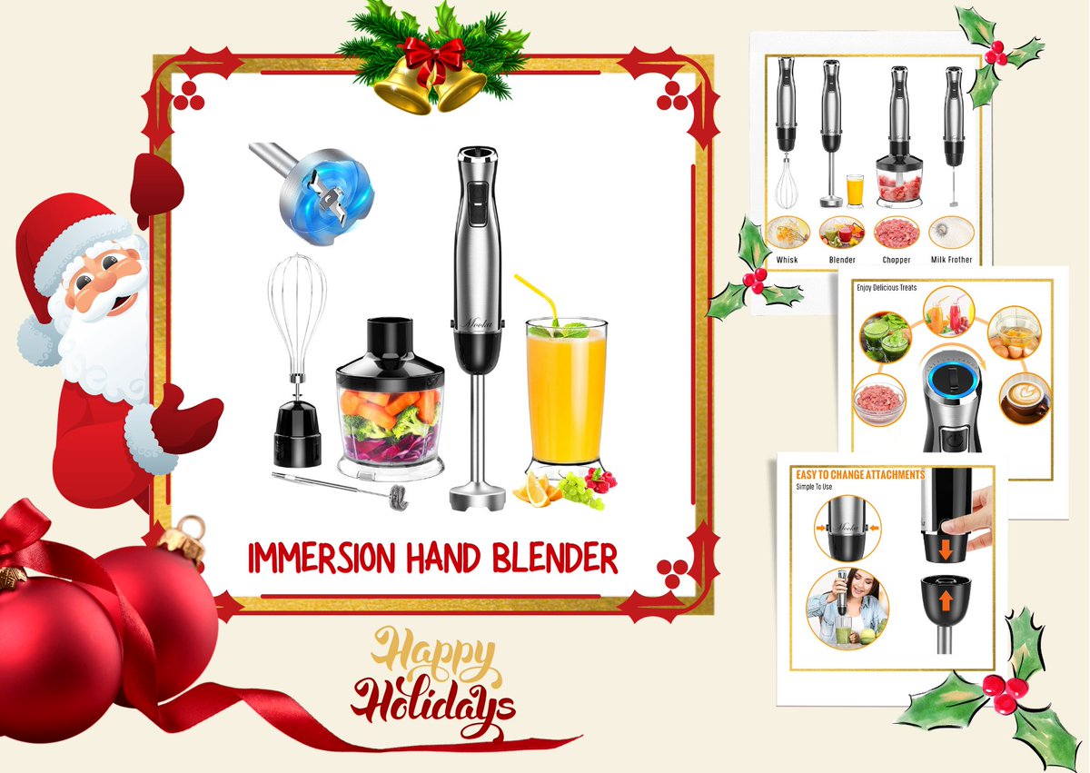 Shamrock_Gifts's tweet photo. 5-in-1 Multi-Purpose Hand Blender
Powerful and Fast
Enhanced Blade & Quick Cooking
Limited Offer Only!
Message us for more info
#freeproducttesting
#amazonreviewer
#freeitem https://t.co/NHNfOiedtg