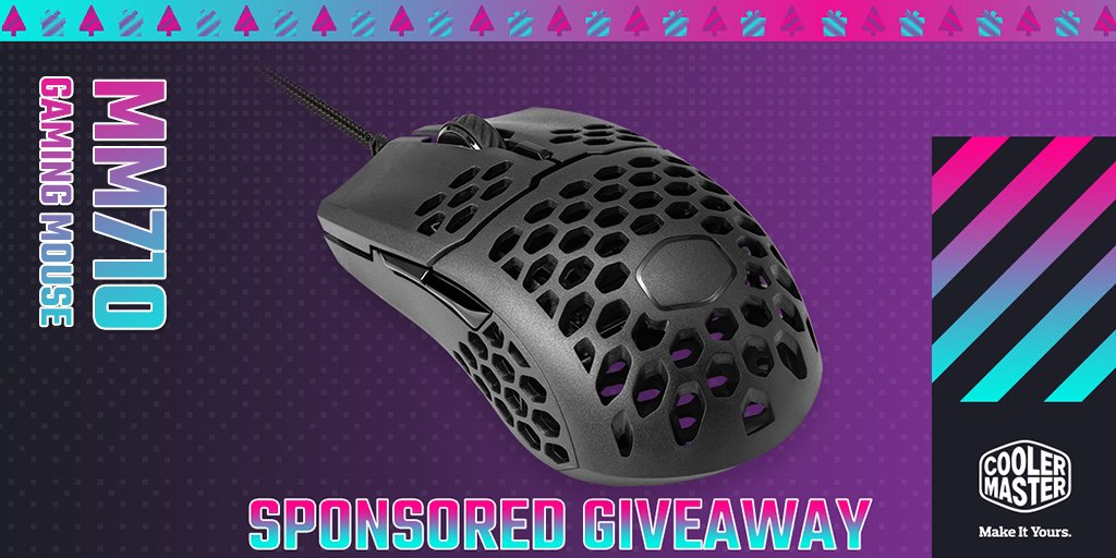 Nu kickar vi igång en fet julklappsgiveaway! Ta chansen att vinna en MM710 gamingmus, SPONSRAD av <a href="/CoolerMasterND/">Cooler Master Nordics</a>
Mer info om musen finner du HÄR:
coolermaster.com/catalog/periph…

För att Delta:
1. Följ Mig <a href="/Tbearswe/">Tbearswe🇸🇪</a> 
2. Like, Retweeta &amp; Tagga 2 Vänner
Vinnare dras den 26/12 i Livestream