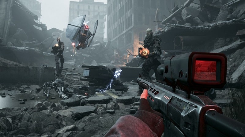 PSUdotcom's tweet photo. Terminator: Resistance – Annihilation Line DLC Review (PS5) – A Solidly Entertaining If Unambitious Shooter Expansion https://t.co/7pIOTZA05i #TerminatorResistanceAnnihilationLine #PS5 #Review https://t.co/uuvnH5hudZ