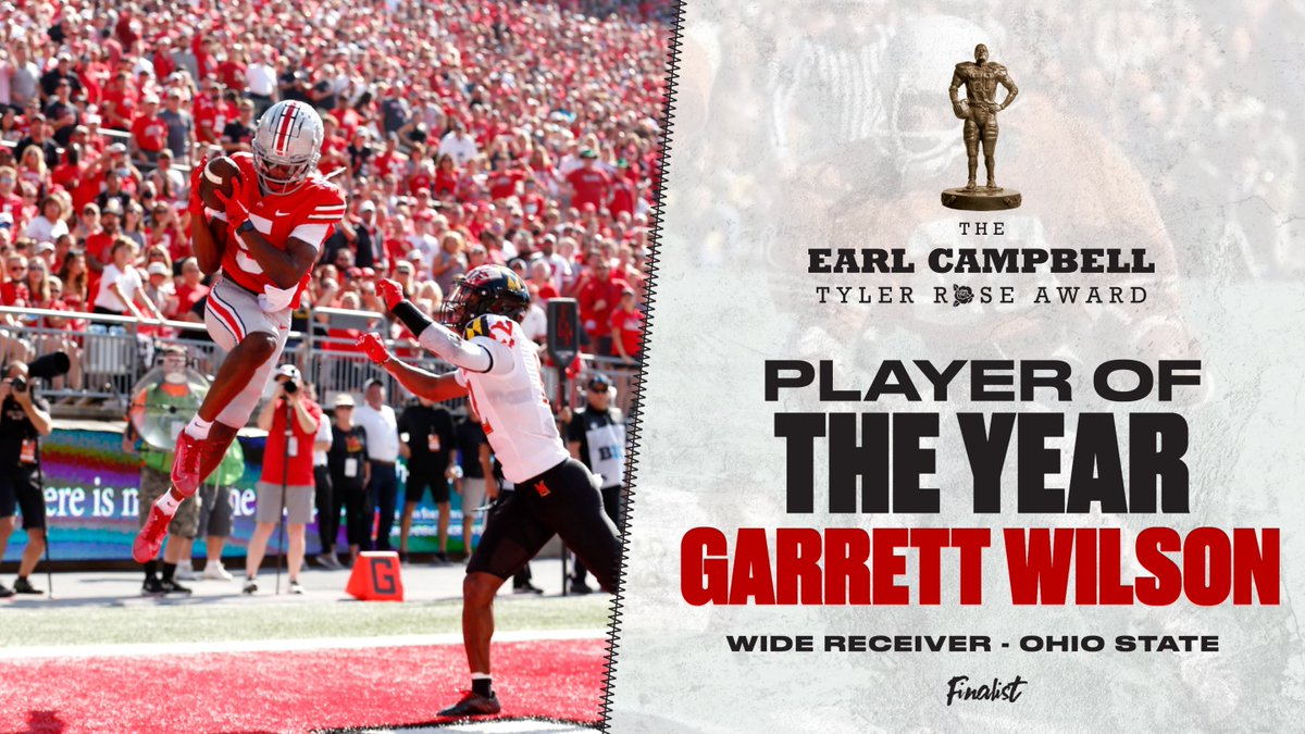 CampbellAward's tweet photo. FINALIST: @OhioStateFB WR Garrett Wilson (Lake Travis HS, TX). #GoBucks https://t.co/W0dclG0EwJ