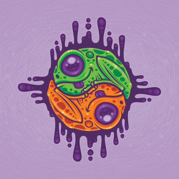 johnschwegel's tweet photo. Trippy Drippy Frog Yin Yang – John Schwegel https://t.co/iGW9pbieIB via @johnschwegel https://t.co/4T76mq8n5R