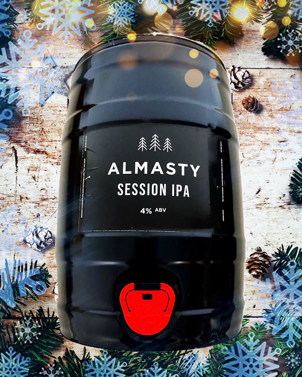 It wouldn’t be Christmas without a 5litre mini cask. 
Green pale &amp; Session IPA now live on the webshop.