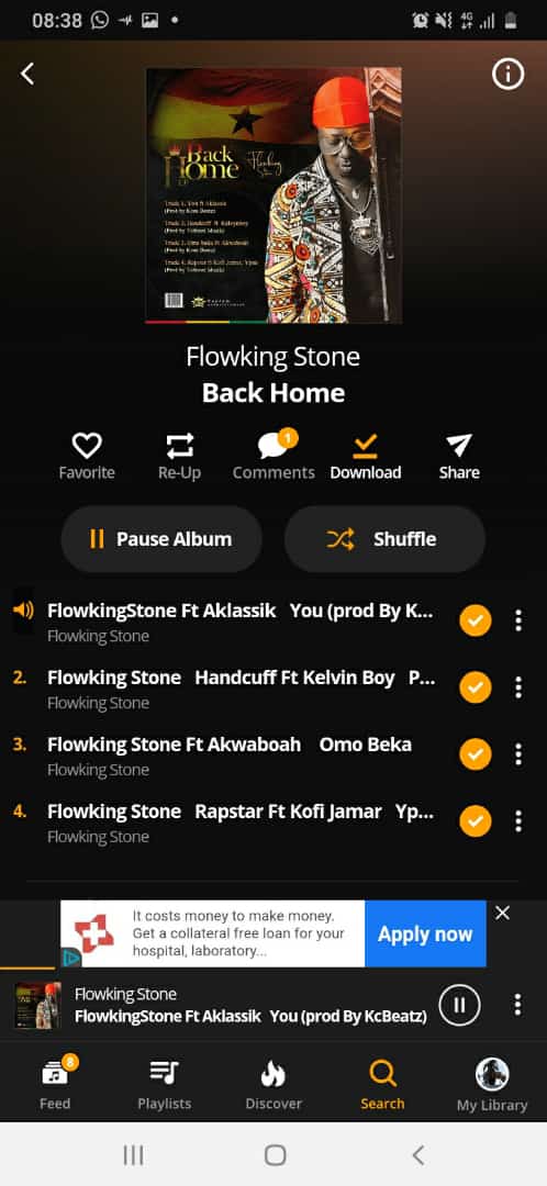 OsteenAdjei's tweet photo. Maaaad Maaaad Maaaad #BackHomeEP @Flowkingstone_ https://t.co/0S95D8ky1n