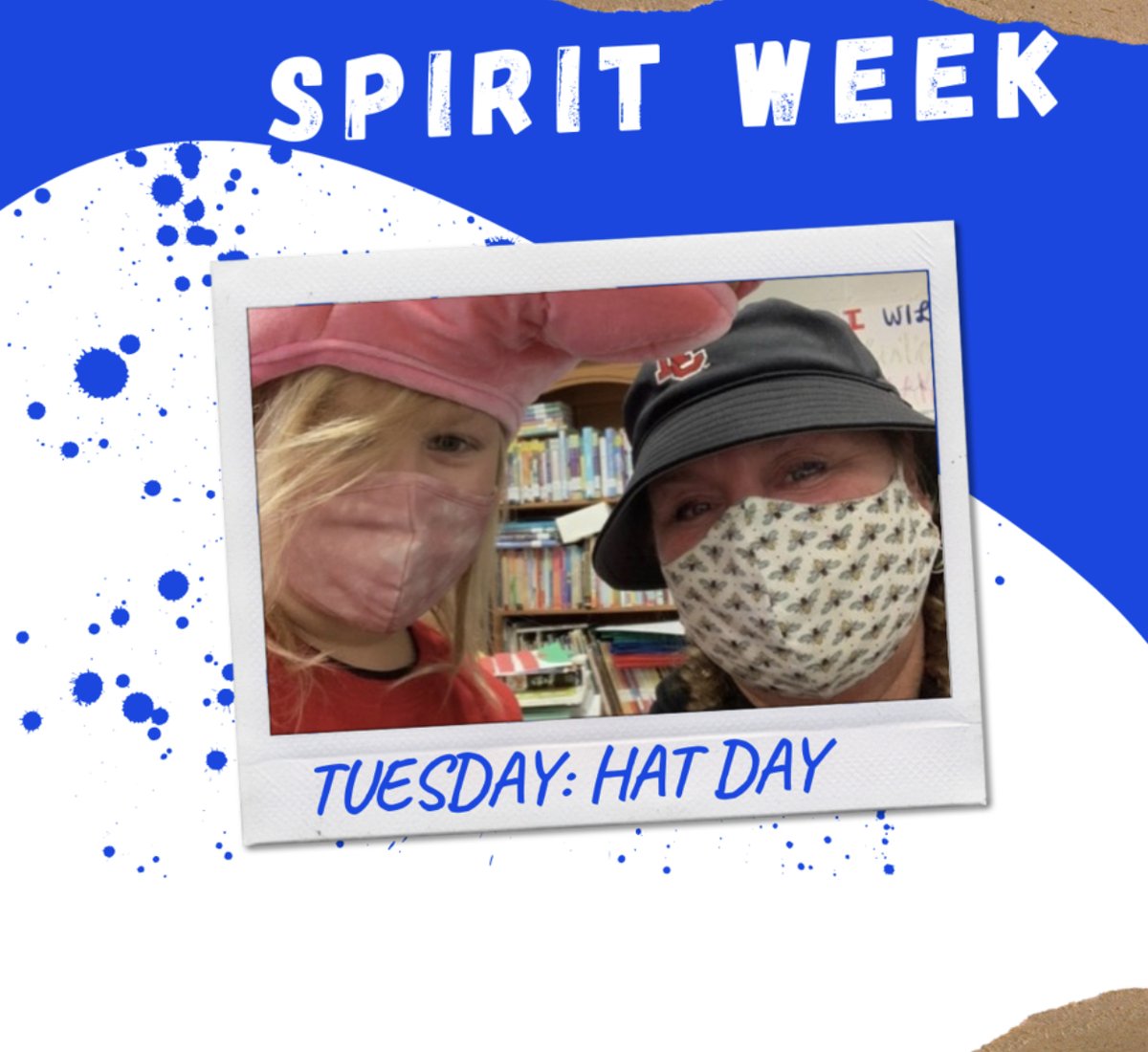 We saw LOTS of hats today and how SO much fun! Ms. Quiroz and her students were here for it! 

Don’t forget….tomorrow is CANDY CANE day!!! #spiritweek #schoolspirit #school91