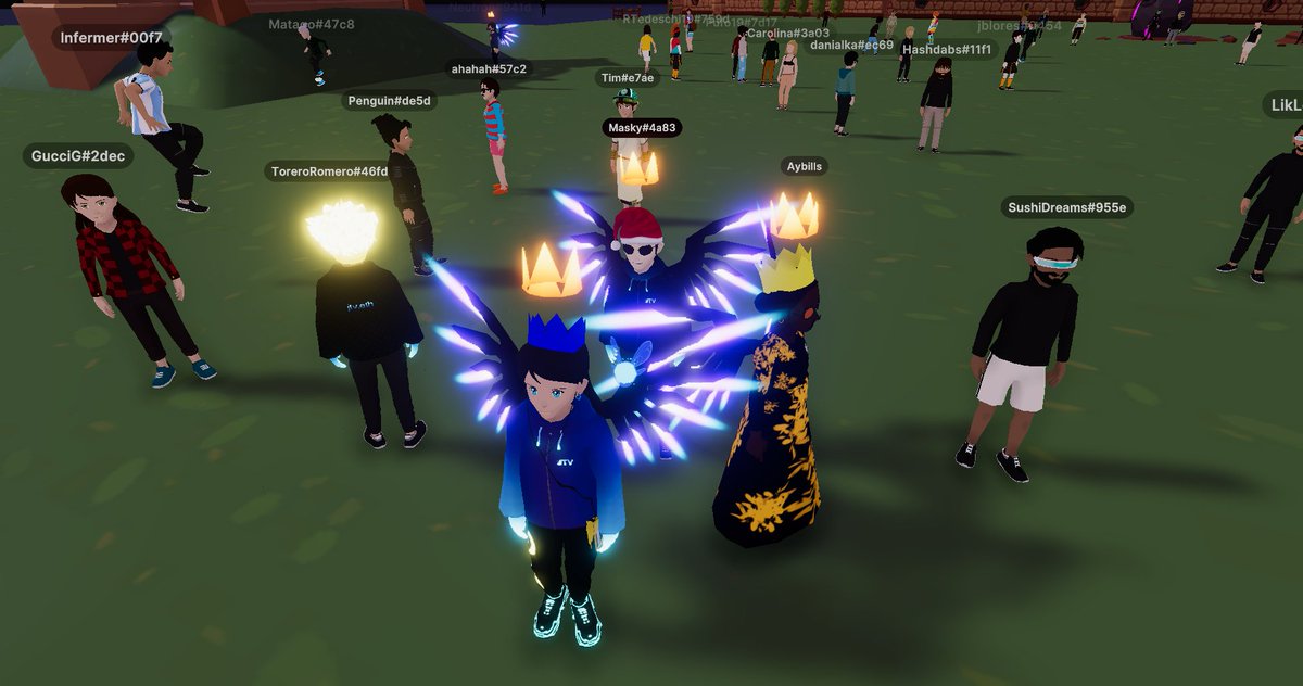 JTV____'s tweet photo. Twitch educational stream was great! I really enjoyed it and I think many other people did as well! Everyone in the stream received free #Kingswings and the new JTV Hoodie. @decentraland #NFTGiveaways 
#NFTGame 
#NFTGaming 
#NFTs 
 #jtvarmy
 #metaverse https://t.co/KiPysrcDrG