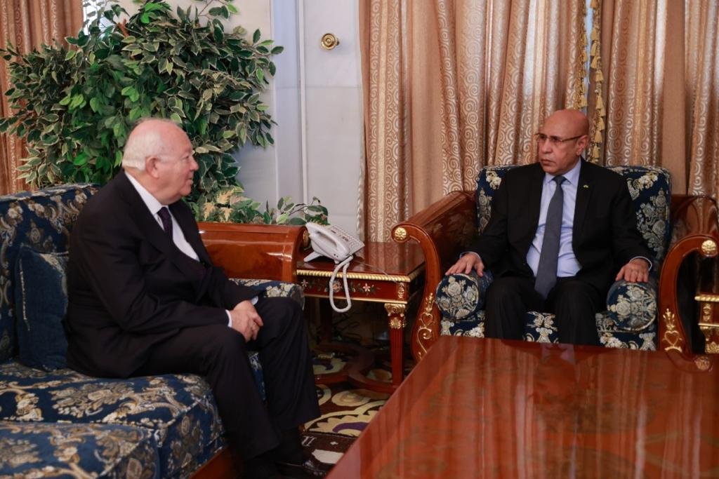 MiguelMoratinos's tweet photo. I was honored to be received by H.E. Mr. Mohamed Ould Ghazouani, President of Mauritania, and to meet with H.E. Mr. Ismael Ould Cheikh Ahmed, Minister of Foreign Affairs.
#Nouakchott #Mauritania #Commit2Dialogue https://t.co/NlMdEszAp7