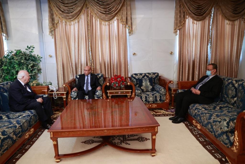 MiguelMoratinos's tweet photo. I was honored to be received by H.E. Mr. Mohamed Ould Ghazouani, President of Mauritania, and to meet with H.E. Mr. Ismael Ould Cheikh Ahmed, Minister of Foreign Affairs.
#Nouakchott #Mauritania #Commit2Dialogue https://t.co/NlMdEszAp7
