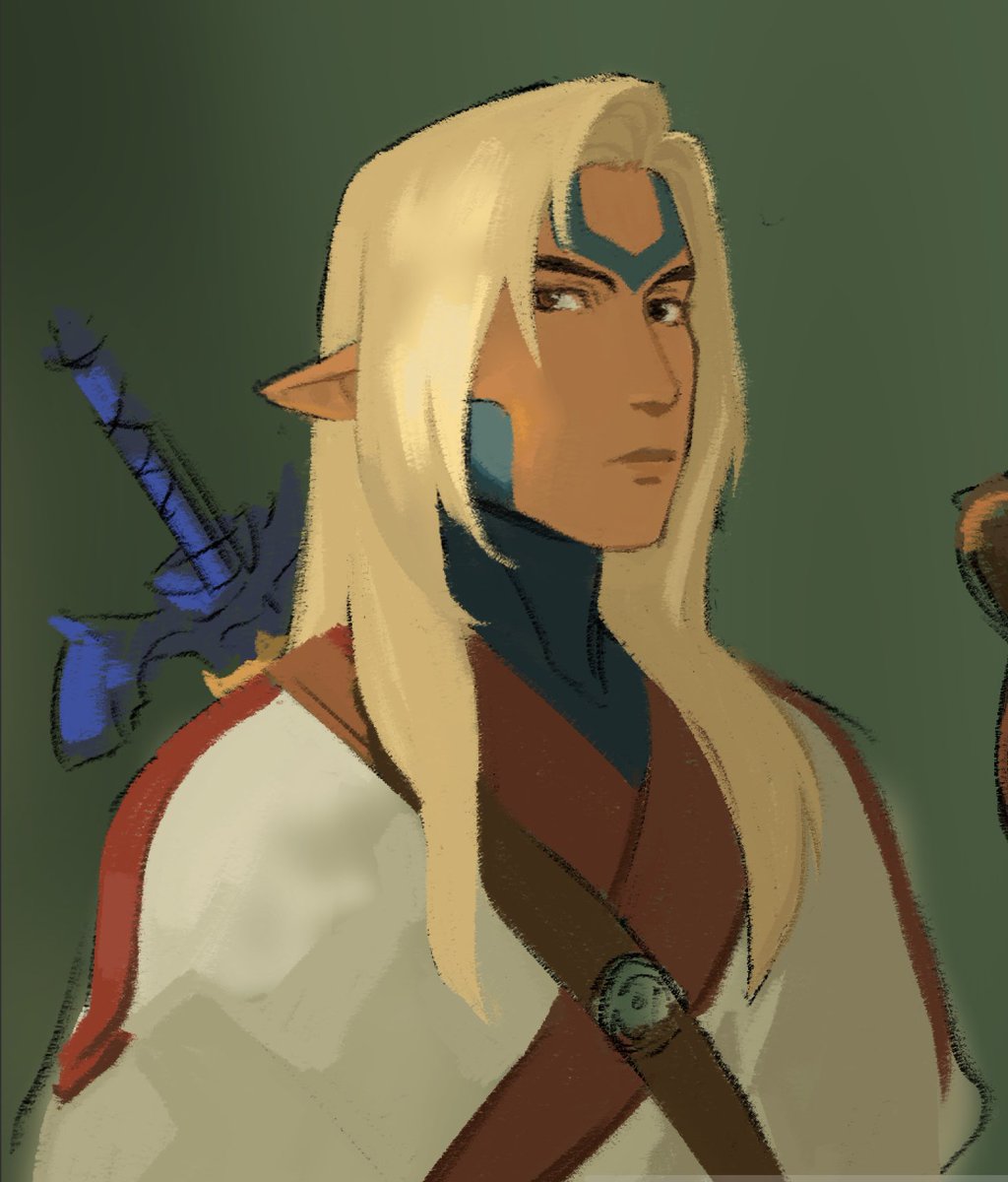 First time I drew my ancient era Link and the most recent wip. Look at that baked potato of a Lonk
