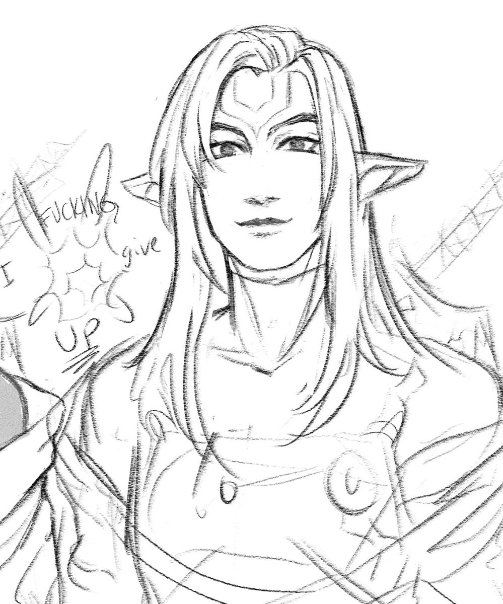 First time I drew my ancient era Link and the most recent wip. Look at that baked potato of a Lonk