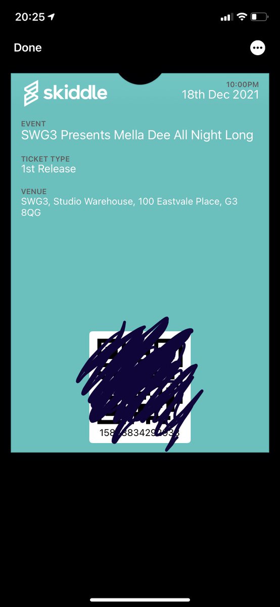 Selling a Mella Dee ticket for Saturday, rt