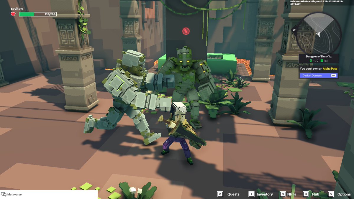 raviton3's tweet photo. @TheSandboxGame 2 golems I fought https://t.co/lcdmn2NZr5