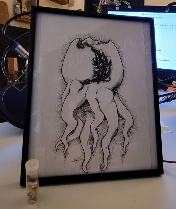 DLUTIPOD's tweet photo. Thank you to Sam! One of our most dedicated cult members! We love it!! ❤️🥰💕#thankyou #fanart #dluti #orthon #tooth #Beautiful #linkinbio https://t.co/ewN7ge6BXr
