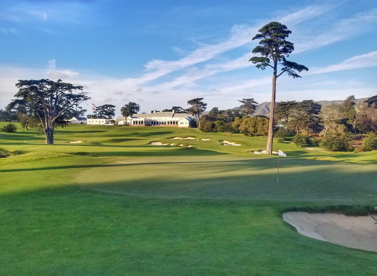 LinksNation's tweet photo. Most will call it insanity, I can't argue. When our⛳️plans got blown up by a dodgy forecast, I chose to take an epic #OneDayer. 

6k miles ✈️, 9 holes ⛳️at Cal Club w/ @SamShively7 @jayblasi. A total of 10 hrs in California. I chose to call it ambitious...
https://t.co/Vj0Yk2lE5n https://t.co/w9xKeFCNHA