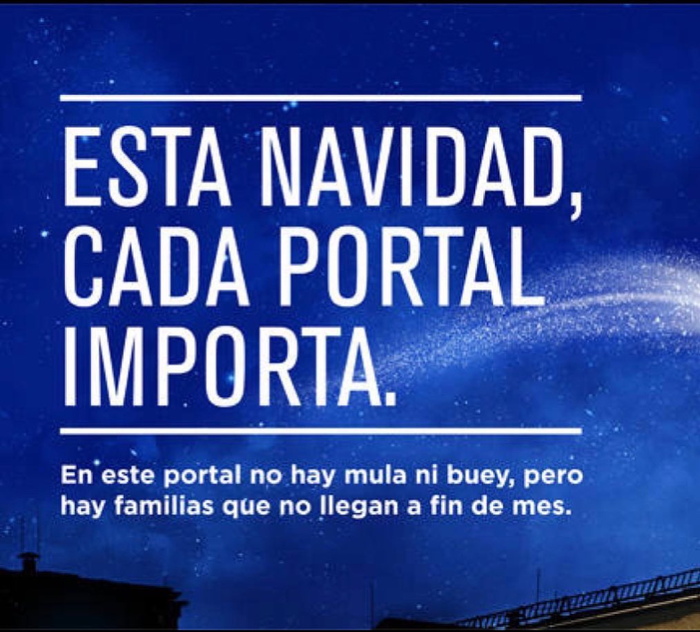 “Esta Navidad, cada portal importa” es la campaña de <a href="/_CARITAS/">Cáritas Española ✳️</a> para estas fiestas. Desde la Agrupación, como miembros de la gran Familia Cristiana damos difusión a esta admirable iniciativa y colaboramos con ella.
